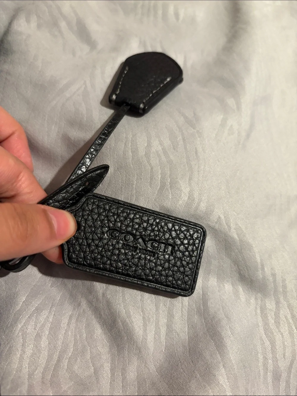 Coach Black Pebbled Leather Shoulder Bag